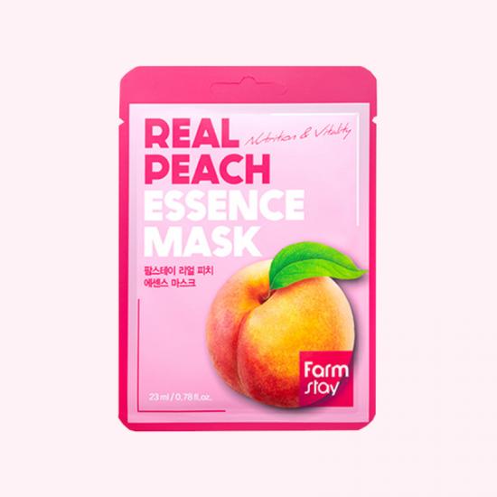 FARMSTAY Real Peach Essence Mask -...